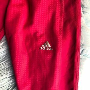 Like New hot pink adidas capri tights